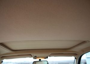 how to fix car roof lining without removing