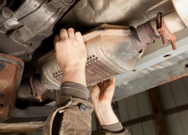 how to clean a catalytic converter without removing it