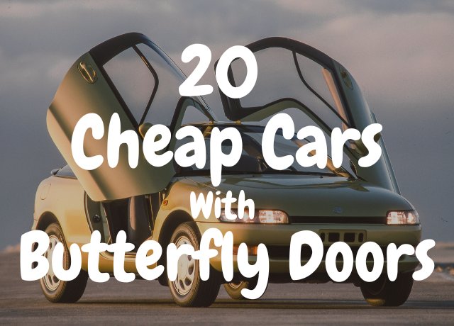 Cheap Cars With Butterfly Doors