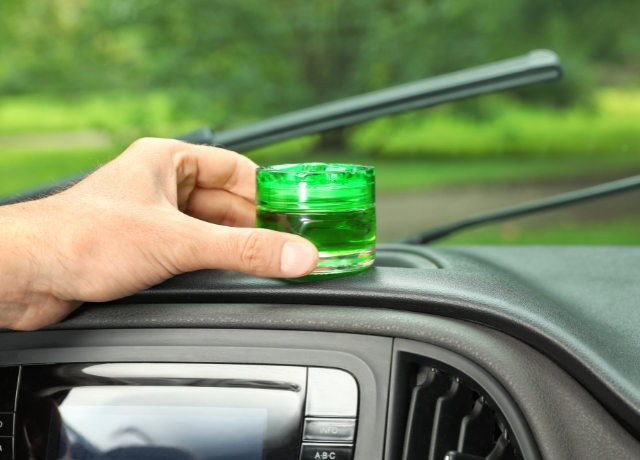 Car deodorant melting