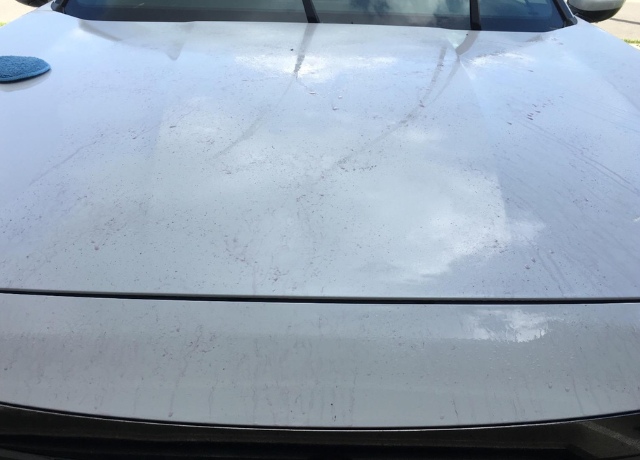 iron spots on the car