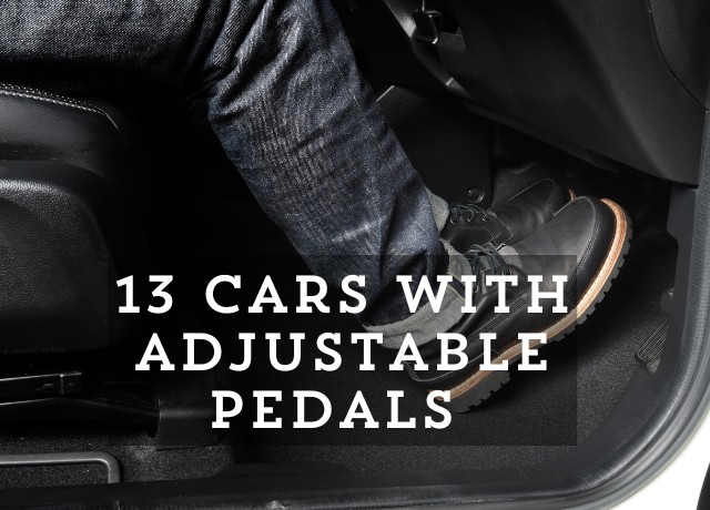 2023 vehicles with adjustable pedals