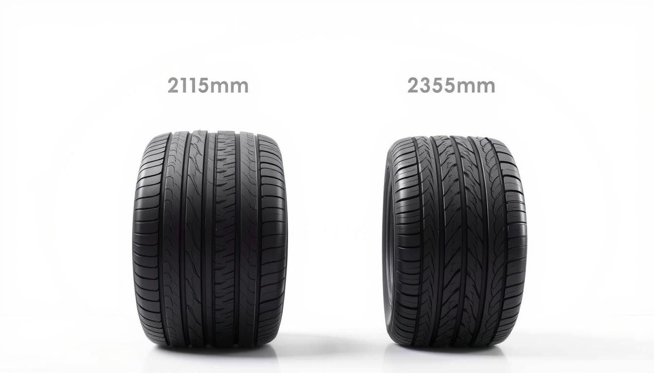 215 vs 235 tires how do they differ