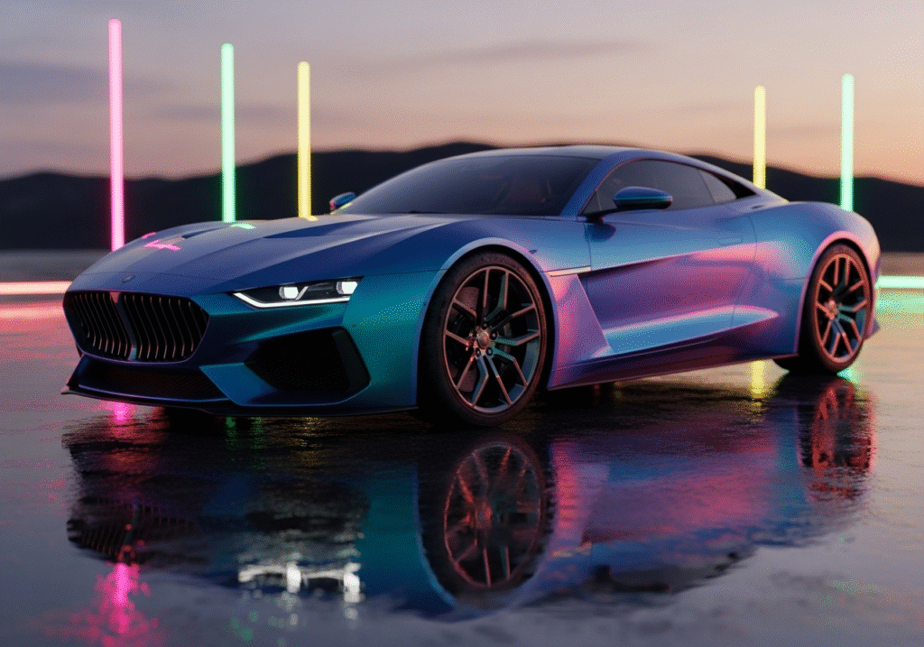 Blue Car