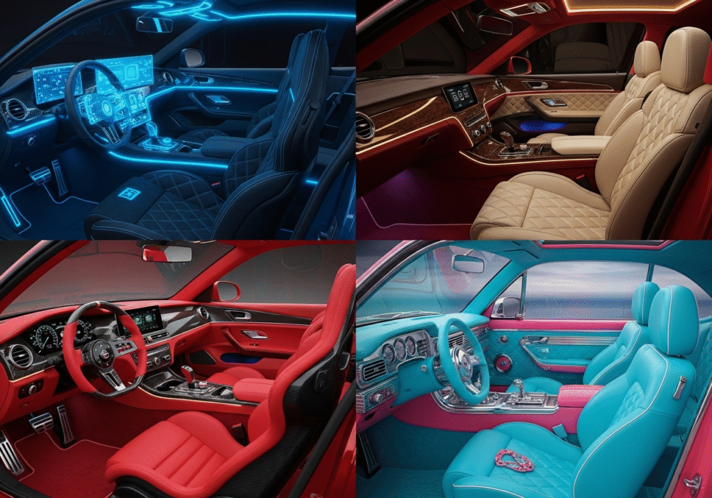 custom car interior design ideas