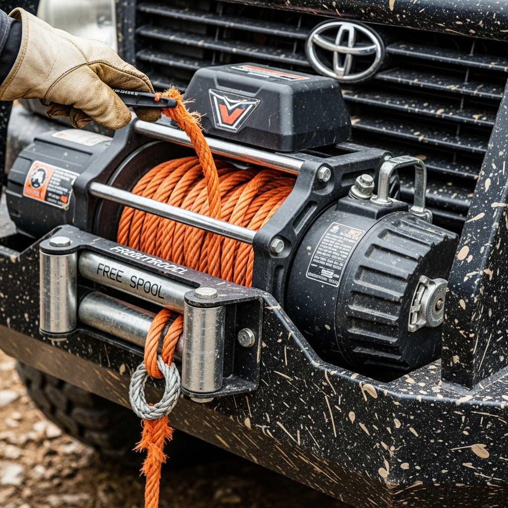 How To Put Winch In Free Spool