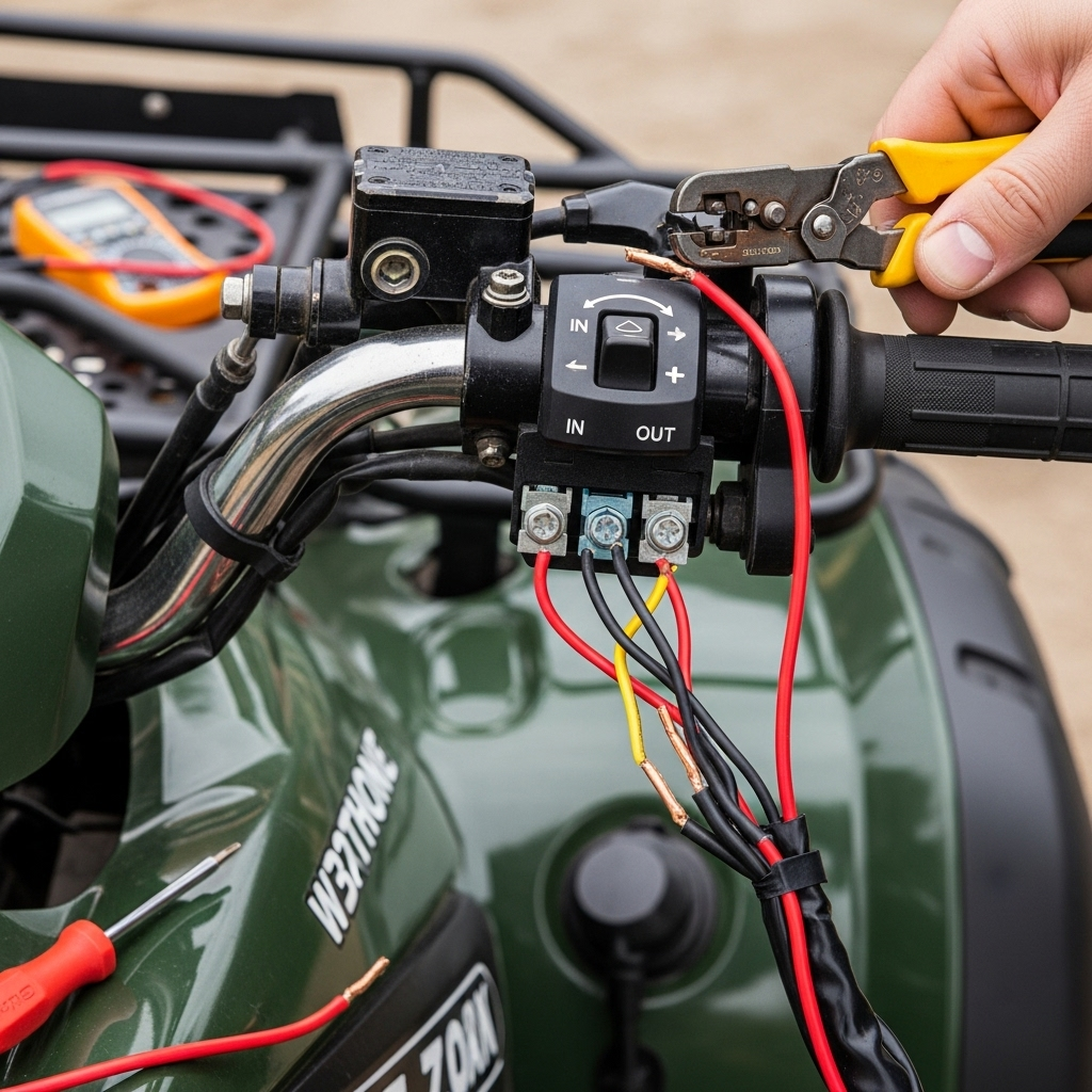 How To Wire A Winch Switch On An ATV