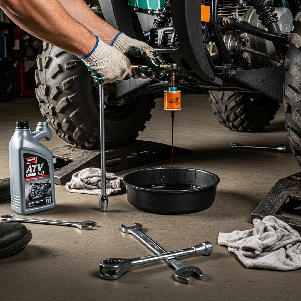 How to change ATV oil