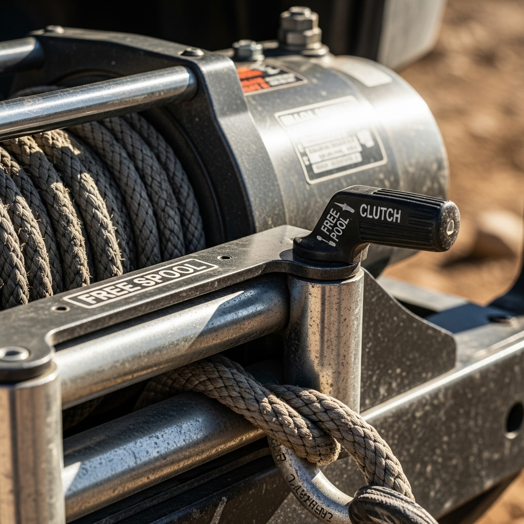 Put Winch In Free Spool