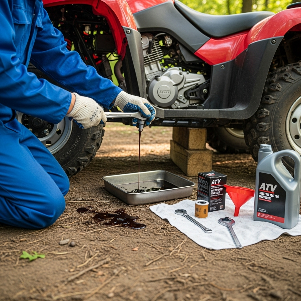 How to change ATV oil