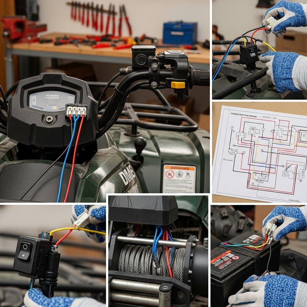 How To Wire A Winch Switch On An ATV